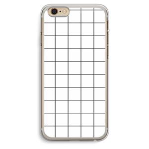 CaseCompany Rooster: iPhone 6 Plus / 6S Plus Transparant Hoesje