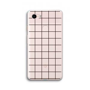 CaseCompany Rooster: Google Pixel 3 XL Transparant Hoesje