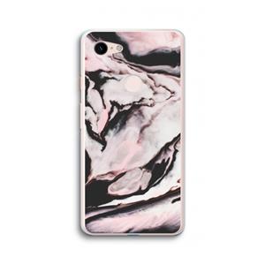 CaseCompany Roze stroom: Google Pixel 3 XL Transparant Hoesje