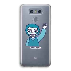 CaseCompany Zwaai: LG G6 Transparant Hoesje
