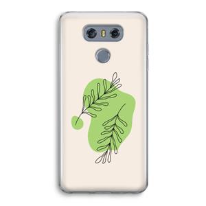 CaseCompany Beleaf in you: LG G6 Transparant Hoesje