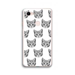 CaseCompany Kitten: Google Pixel 3 XL Transparant Hoesje