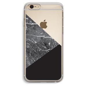 CaseCompany Combinatie marmer: iPhone 6 Plus / 6S Plus Transparant Hoesje