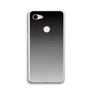 CaseCompany Musketon Halftone: Google Pixel 3 XL Transparant Hoesje