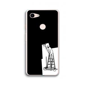 CaseCompany Musketon Painter: Google Pixel 3 XL Transparant Hoesje