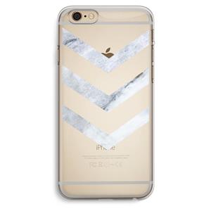 CaseCompany Marmeren pijlen: iPhone 6 Plus / 6S Plus Transparant Hoesje