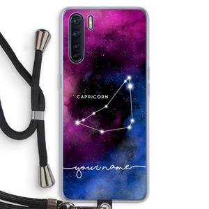 CaseCompany Sterrenbeeld - Donker: Oppo A91 Transparant Hoesje met koord
