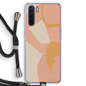 CaseCompany Bikini body: Oppo A91 Transparant Hoesje met koord