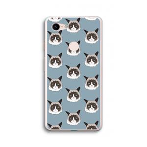 CaseCompany It's a Purrr Case: Google Pixel 3 XL Transparant Hoesje