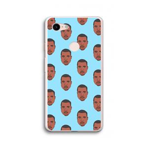 CaseCompany Kanye Call Me℃: Google Pixel 3 XL Transparant Hoesje