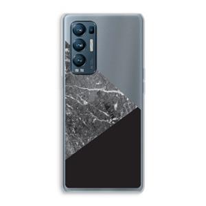 CaseCompany Combinatie marmer: Oppo Find X3 Neo Transparant Hoesje