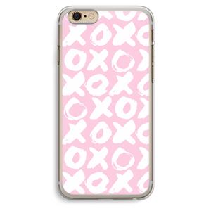 CaseCompany XOXO: iPhone 6 Plus / 6S Plus Transparant Hoesje