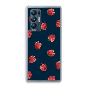 CaseCompany Framboosjes: Oppo Find X3 Neo Transparant Hoesje