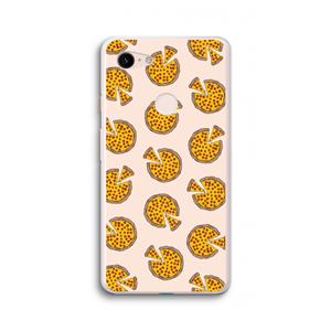 CaseCompany You Had Me At Pizza: Google Pixel 3 XL Transparant Hoesje