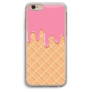 CaseCompany Ice cream: iPhone 6 Plus / 6S Plus Transparant Hoesje