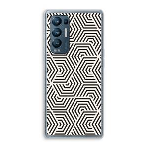 CaseCompany Magic pattern: Oppo Find X3 Neo Transparant Hoesje