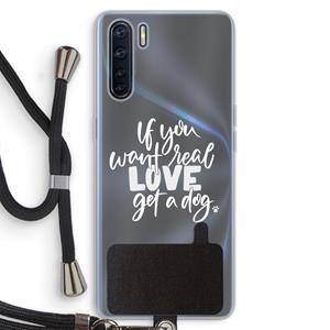 CaseCompany Partner in crime: Oppo A91 Transparant Hoesje met koord