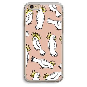 CaseCompany Papegaai: iPhone 6 Plus / 6S Plus Transparant Hoesje
