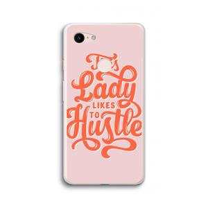 CaseCompany Hustle Lady: Google Pixel 3 XL Transparant Hoesje