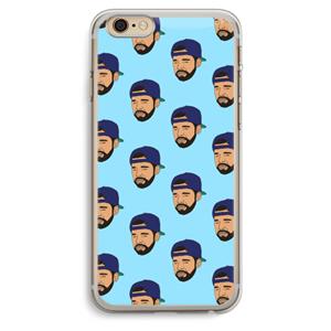 CaseCompany Drake Away: iPhone 6 Plus / 6S Plus Transparant Hoesje