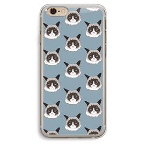 CaseCompany It's a Purrr Case: iPhone 6 Plus / 6S Plus Transparant Hoesje