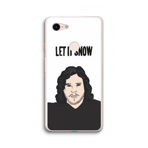 CaseCompany Let It Snow: Google Pixel 3 XL Transparant Hoesje