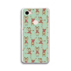 CaseCompany Gymboys: Google Pixel 3 XL Transparant Hoesje