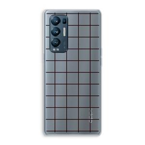 CaseCompany Rooster: Oppo Find X3 Neo Transparant Hoesje