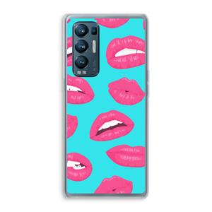 CaseCompany Bite my lip: Oppo Find X3 Neo Transparant Hoesje