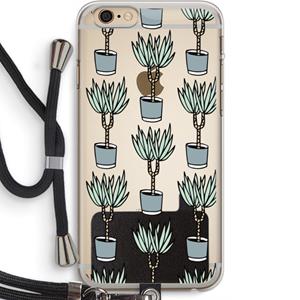 CaseCompany Boompje: iPhone 6 PLUS / 6S PLUS Transparant Hoesje met koord