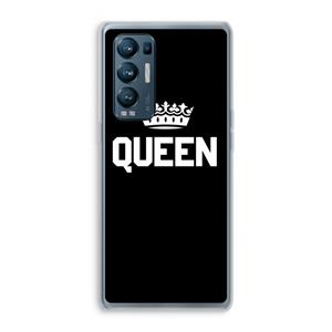 CaseCompany Queen zwart: Oppo Find X3 Neo Transparant Hoesje