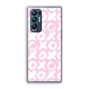 CaseCompany XOXO: Oppo Find X3 Neo Transparant Hoesje