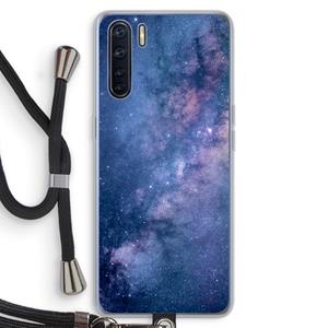 CaseCompany Nebula: Oppo A91 Transparant Hoesje met koord