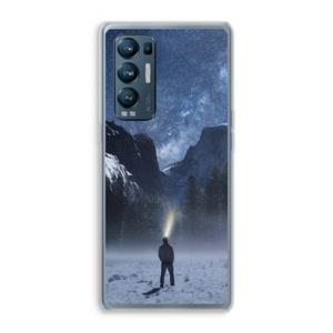 CaseCompany Wanderlust: Oppo Find X3 Neo Transparant Hoesje