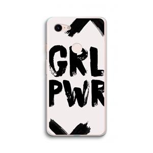CaseCompany Girl Power #2: Google Pixel 3 XL Transparant Hoesje