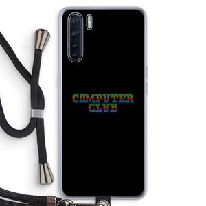 CaseCompany Retro: Oppo A91 Transparant Hoesje met koord