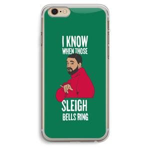 CaseCompany Sleigh Bells Ring: iPhone 6 Plus / 6S Plus Transparant Hoesje