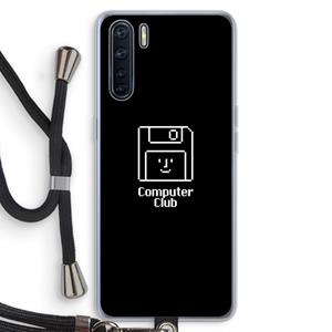 CaseCompany Hello: Oppo A91 Transparant Hoesje met koord