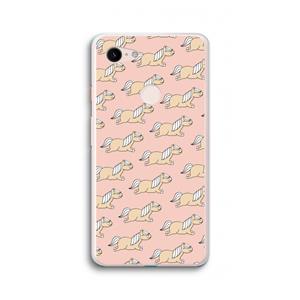 CaseCompany Ponys: Google Pixel 3 XL Transparant Hoesje