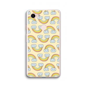 CaseCompany Regenboog: Google Pixel 3 XL Transparant Hoesje