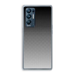 CaseCompany Musketon Halftone: Oppo Find X3 Neo Transparant Hoesje