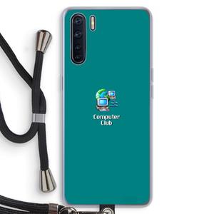 CaseCompany Win98: Oppo A91 Transparant Hoesje met koord