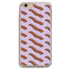 CaseCompany Bacon to my eggs #2: iPhone 6 Plus / 6S Plus Transparant Hoesje