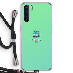 CaseCompany Win98: Oppo A91 Transparant Hoesje met koord