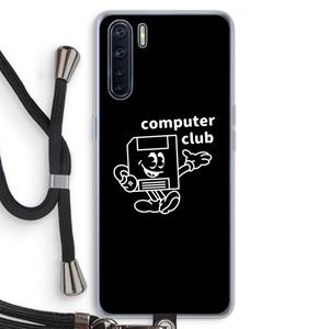 CaseCompany Floppyhead: Oppo A91 Transparant Hoesje met koord