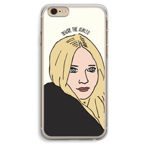 CaseCompany Ashley: iPhone 6 Plus / 6S Plus Transparant Hoesje