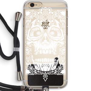 CaseCompany Seek & Destroy: iPhone 6 PLUS / 6S PLUS Transparant Hoesje met koord