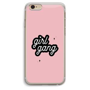 CaseCompany Girl Gang: iPhone 6 Plus / 6S Plus Transparant Hoesje