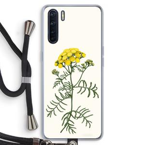 CaseCompany Tansy: Oppo A91 Transparant Hoesje met koord