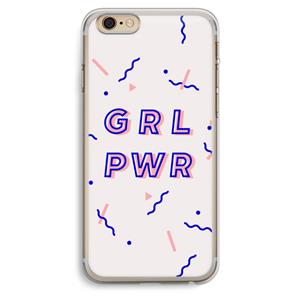 CaseCompany GRL PWR: iPhone 6 Plus / 6S Plus Transparant Hoesje